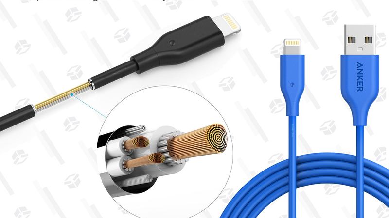 Cable lightning Anker PowerLine 6' | $8 | Amazon | Usa el código ANKER239. No es necesario código para el modelo blancoGráfico: Shep McAllister
